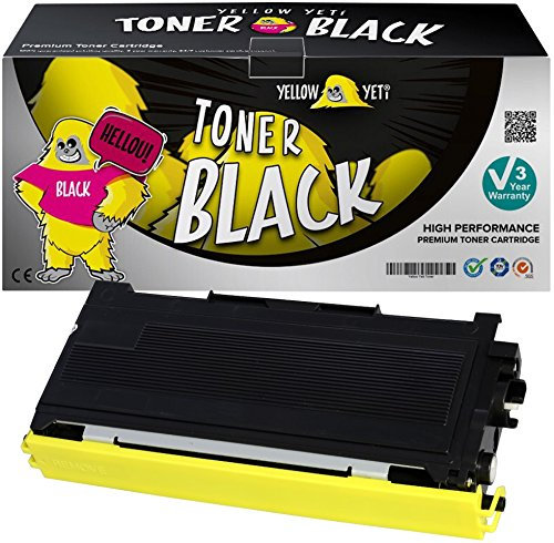 YELLOW YETI TN2000 (2.500 Seiten) Premium Toner kompatibel für Brother HL-2030 HL-2032 HL-2040 HL-2050 HL-2070 HL-2070N DCP-7010 DCP-7020 DCP-7025 FAX-2820 FAX-2920 MFC-7420 [3 Jahre Aufschlag]