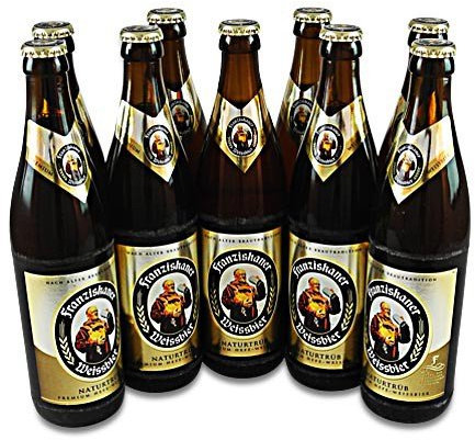 Franziskaner Weissbier naturtrüb (9 Flaschen à 0,5 l / 5,0% vol.)