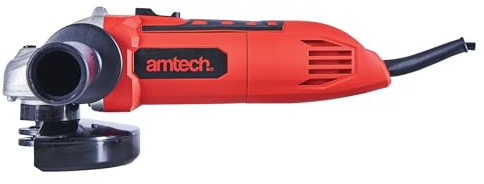 Amtech 710W 115mm Angle Grinder, 11,000 RPM with 2-Position Handle and 2m Cable, Ideal for Cutting, Grinding and Polishing Tasks