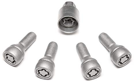 Dacia 8201724187 - Tornillos antirrobo para llantas de aleación - Serie de 4 tornillos