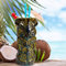 Stronrive Tiki Becher Hawaii Tiki Mug Keramik 450mL Cocktailbecher Cocktailgläser Hawaii Tiki Tasse Tiki Köpfe Keramikbechern Barbecher für Holiday