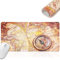 ciciglow Vintage Karte Mauspads, Antike Karte Gaming Mauspad Weltkarte Old Style Rechteck Rutschfestes Gummi Mousepad Große Schreibtischunterlage für Unikat(300 * 600 * 2mm)