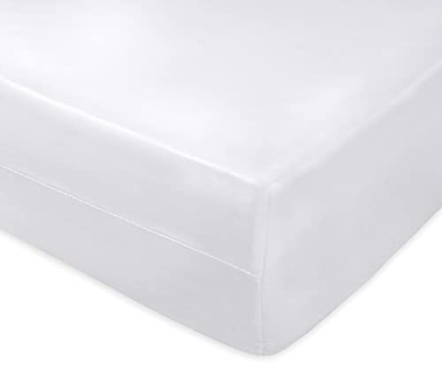 Mercury Textil-Funda de colchón, Microfibra, Anti ácaros, Anti bacterias, Transpirable, Estira hasta 25cm de Profundidad, Funda de colchón con Cremallera (Cama 150)