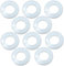 AERZERIX - C48563 - Lot de 10 Rondelles plates en polyamide/PA/nylon M6 Ø extérieur 12mm épaisseur 1.7mm - DIN 125