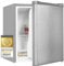 Exquisit Mini-Kühlschrank KB05-V-040E inoxlook | 40 L Volumen | Mini Kühlschrank für Getränke | Kühlschrank klein ohne Gefrierfach