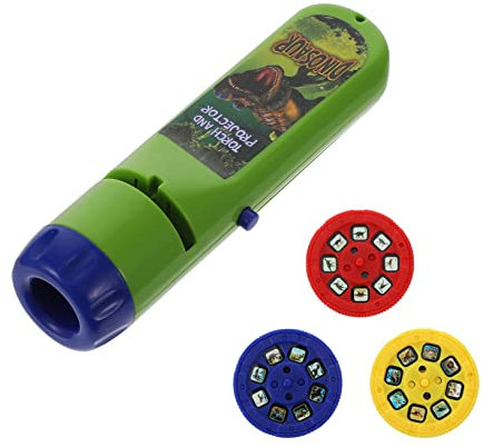 STOBOK Brainstorm Dino Flash Light Dinosaur Torch Projector for Boys and Girls Interactive Toy Boys and Girls Hands-on Toy Projection Torch for Boys and Girls