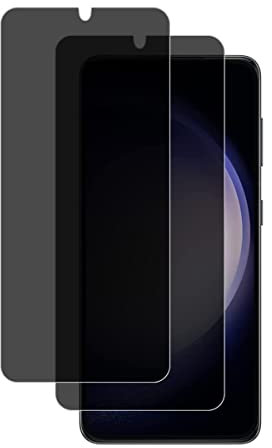 MacroHu 2X Anti-Spy Tempered Glass Displayschutzfolie für Samsung Galaxy A14 5G Anti-Spy Tempered Glass Privacy Schutzfolie Screen Protector Blickschutzfolie Privatsphäre Schutzglas Schutzfolie