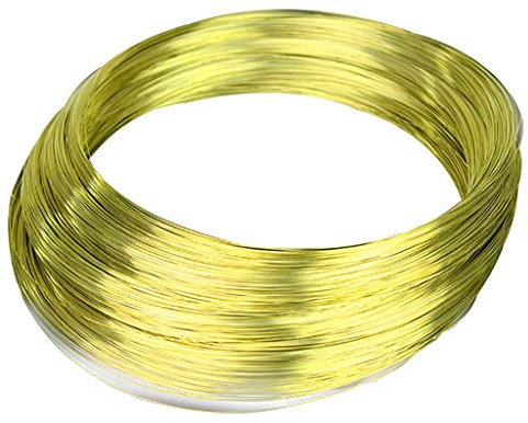 OURECO Weight 1Kg H62 Brass Wire 2Mm Diameter, for Craft