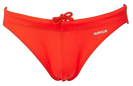 Calvin Klein Slip de Bain Homme CK Piscine avec Logo derrière élastique et Cordon dissimulé à la Taille Article ZM0ZM02304 Slip