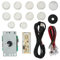 WINH Joystick de Bricolaje, Kit de Joysticks de Arcade con Cable USB Desmontable para Juegos de Computadora (Blanco)