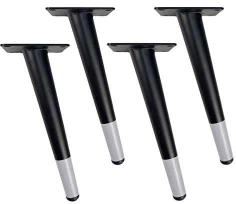 möbelfüße Sofa füße Schreibtisch füße 4er-Set Möbelfüße, schräge konische Möbelbeine, DIY-Möbeltischbeine, Sofafüße, Tischgestell, Metallschrankbeine, für Couchtisch, Esstisch, Schreibtisch