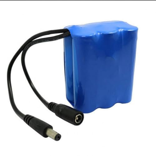 TGHY Lithium Battery 12V Li-ion Battery Pack 4.4Ah 6Ah Li-ion Battery Waterproof PVC Lithium Battery Pack Built-in BMS Lithium Battery With Charger,12V6000mAH