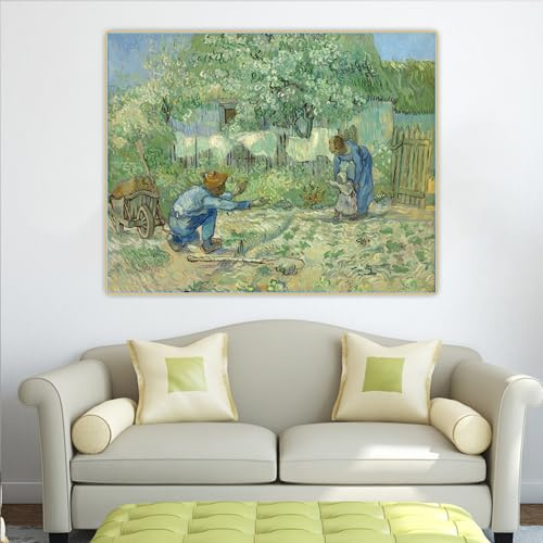 Kits de pintura de diamantes Van Gogh, primeros pasos, pintura de puntos de diamante, pintura para arte de pared del hogar