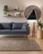 Interiyou Hochflor Teppich Sofia - 360x460 cm Taupe - flauschig und einfarbig - waschbar und rutschfest - weicher Langflor