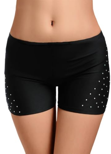 ROYAL SMEELA Strass Kurz Shorts Unter Kleid Für Frauen Unterhosen Hotpants Sporthose Kurz Leggings Damen Sicherheitshosen Hotpants Fitness Yoga Shorts Sportshorts Boxershorts Gym Kurz Leggings