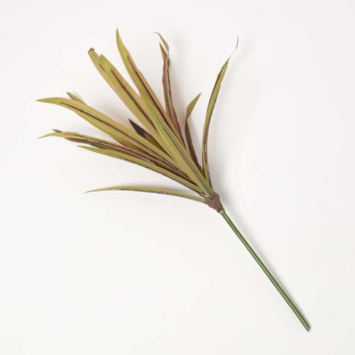 HOMESCAPES Artificial Yucca Leaf 66 cm Faux Foliage Single Stem Tropical Leaves for Bouquet or Floral Arrangement