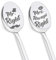 QEDBOJE 2 pièces Cuillères à café personnalisées pour mariage, cadeau de mariage original pour couple, petite cuillère à café gravée