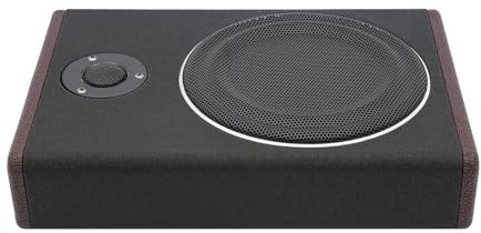 Levkitch Caisson de Basses Actif pour Voiture 8 Fin Subwoofer Voiture Max 600 W Caisson de Basses Actif sous siège Le Sono Voiture pour voitur