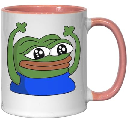 Atspauda Hype Pepe The Frog Feels Good Man Keramik Tee Kaffee Tasse Rosa