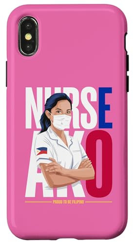 Hülle für iPhone X/XS Proud Nurse Ako Filipino Pinoy Heritage Pilipina Philippinen