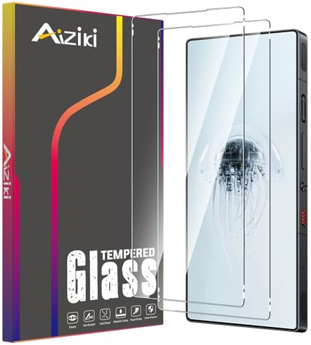 Aiziki [2 Stück Schutzfolie für nubia Red Magic 10 Pro/Pro+ Panzerglas [Unzerbrechlich TOP 9H Schutz] [Full Screen] Panzer Schutz Glas für nubia Red Magic 10 Pro/Pro Plus HD Displayschutzfolie
