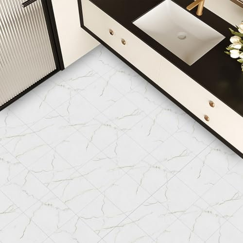 Piastrelle Cucina 10X10Cm Bianco Impermeabile Pvc Autoadesivo Decorazione,Piastrelle Da Parete Autoadesive,Autoadesivi Fai Da Te Adesivi,Cucina Bagno Decorazioni(10Pcs)