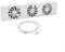 Energy-Efficient 3-Fan Home Radiator Magnetic Smart Cooling Fan Fireplace Fan - Friendly, Quiet Operation(EXTENSION KIT)