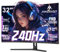 Amzfast Monitor Curved Gaming 32 Pollici - 240Hz, 1ms MPRT, Aaptive Sync, HDR10, DCI-P3 90%, Anti-Flicker, Low Blue Light (HDMI 2.0/DP 1.4, VESA 75x75) FHD (1920x1080) AMZG32C3F
