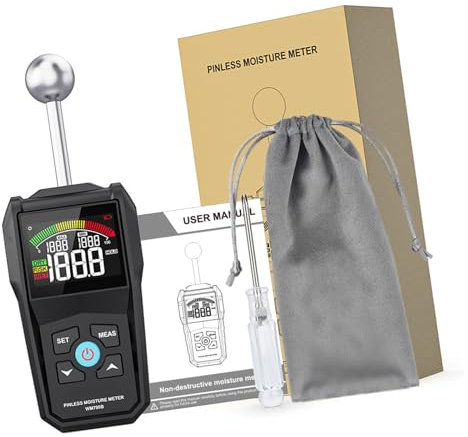 Rilevatori professionali per falegnameria muratura progetto spegnimento automatico misura fino a 40 mm avvisi acustici Meter