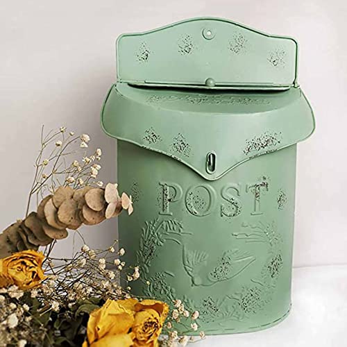Wandpostfach, Wandbriefkasten und Vorschlagskasten, Eisen, Rot(Green)