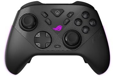 ASUS - Manette sans Fil ROG Raikiri II Xbox Noire | 2,4 GHz/BT/3,5 mm, poignée antidérapante, étui de voyage, batterie 50H, latence ultra faible et anti-dérive