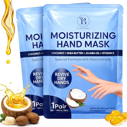 Masque Main Hydratant - Huile de Coco et Beurre de Karité - Lot de 2