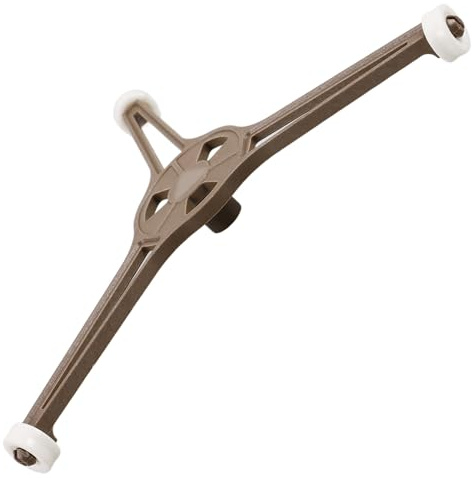 Gadpiparty Soporte Para Plato Giratorio De Microondas Anillo Giratorio Con Rodillo Repuesto Para Microondas Placa De Triple Brazo Base De Soporte Para Bandeja De Vidrio 6.29 X 6.29 X 0.59 in