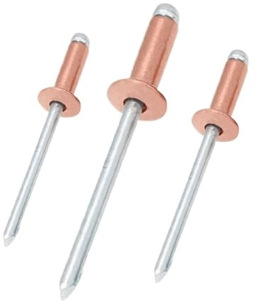 Blind Rivets, Blind Rivet 500Pcs Bronze Copper Blind Rivets Brass Rivet(4.0x6 Mm)