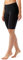 Merry Style Damen Sport Leggings kurz Sportleggings Radlerhose Sporthose aus Viskose MS10-145 (Schwarz, L)