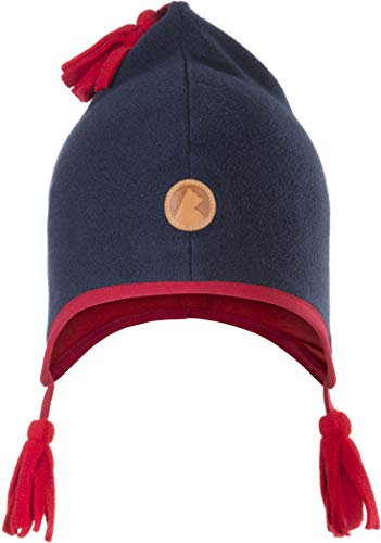 Finkid Pipo Navy red Kinder Fleece Wintermütze