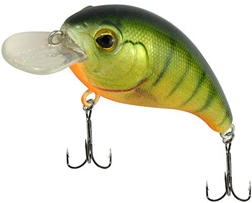 SEIKA Pro Unisex – Erwachsene 10C8900117C10 SEIKA Pr-Osaka-Wobbler Farbe: FIRE Perch UV 4,5cm Programm von FTM, Bunt, Normal