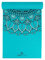 Von Yoga Studio entworfene Yogamatte – 183 cm x 61 cm große Mandala-Matte, 6 mm dicke rutschfeste Yogamatte, reißfeste PVC-Matte (Turquoise/Mandala)