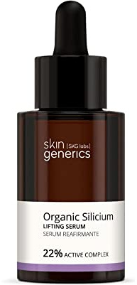 Skin Generics | Firming Facial Serum 22% Organic Silicon | 30ml | Hydration and Protection against Free Radicals | Regenerates Skin and Reduces Wrinkles | Paraben and Paraffin Free | 100% Vegan