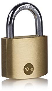 YALE Candado 40 mm Arco Corto Caja