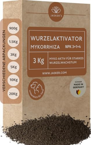 Wurzelaktivator mit Mykorrhiza 3 Kg - Bewurzelungspulver für Stecklinge & Pflanzen - Myko Aktiv Bewurzelungshormon - Mykorrhiza Pilze für Pflanzen - Wurzelaktivator für Stecklinge