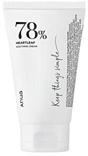 Anua Heartleaf 78% Soothing Cream 100ml / 3.38 fl.oz. I moisturizing, soothing the skin, panthenol, ceramide, moisture barrier
