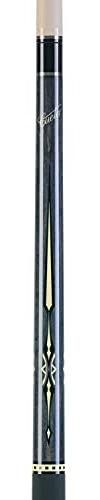 Winsport Queue Pool Cuetec Classic CL-1 grau, Cuetec Veltrex- Überzug, Perfekter Grip, 3/8x14 Gewinde, Fieberglasüberzug, SST Oberteil, 13mm Klebeleder