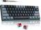60 Percent Mechanical Gaming Keyboard,Gray&Black Mixed Color Keycaps Gaming Keyboard with Red Switches, Detachable Type-C Cable Mini Keyboard with Powder Blue Light for Windows/Mac/PC/Laptop