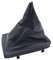 SHLPDFM Schaltsack Schaltmanschette Echtleder Schwarz für 3er E46 1998-2005