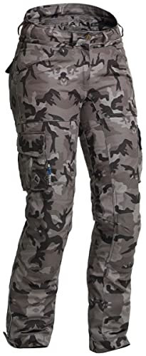 Lindstrands Zion wasserdichte Damen Motorrad Textilhose (Camo,42)