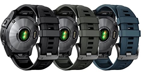 ANBEST Armband für Garmin Fenix 7 Pro/6 Pro/EPIX 2 Armband, 22mm Quick Fit Ersatzarmband für Fenix 6/5/EPIX Pro 47mm/Forerunner 955/965/945/935/Approach S62/Descent G1 Armbänder