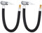 Yeepeo 2 Stück Reifenfüller Schlauch, 20cm Gummi Auto Inflator Pump Autoventil Adapter Schlauch Tire Kompressor Schlauch Luftschlauch Inflator Adapter Reifenfüllschlauch für Pumpe von Fahrrad Motorrad