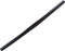 harayaa Fahrradlenker Zinklegierung 500 Mm Länge 25,4 Mm Gerader Lenker für Mountainbike Fahren, Schwarz