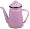 Fenteer Cafetera Esmaltada de 1,1 Litros, Diseño Moderno Y Elegante, Rosa, tal como se describe